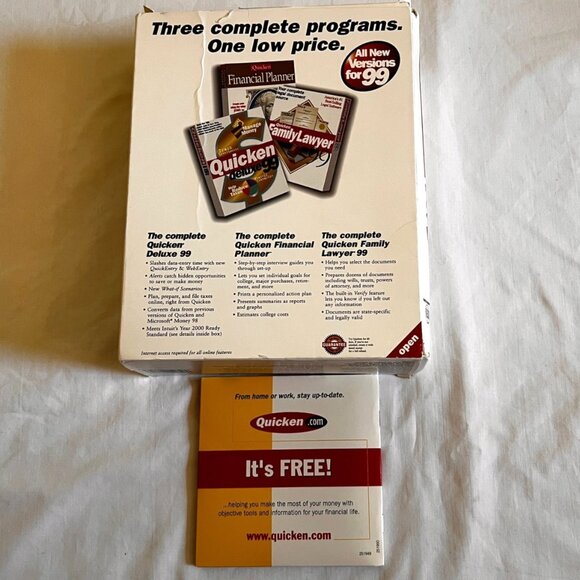 Quicken Suite 99 For Windows 95 / 98 / NT w/Family Lawyer & Financial Planner - Picture 3 of 7